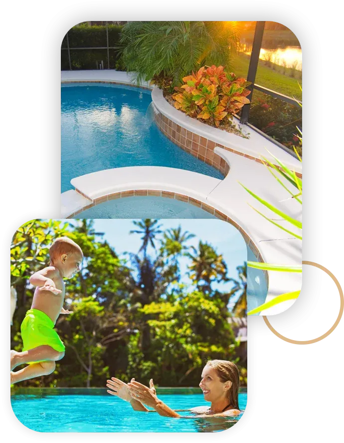 Pool and family